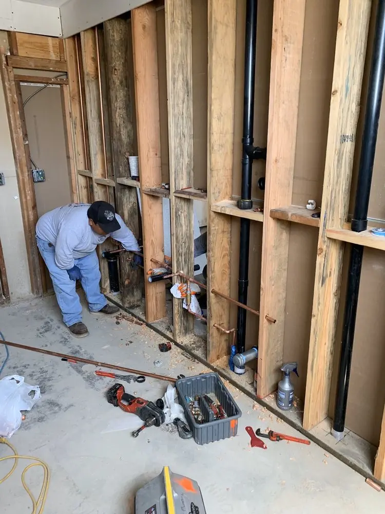 Commercial rough-in plumbing for Gas Line Repair in Poinsettia Heights